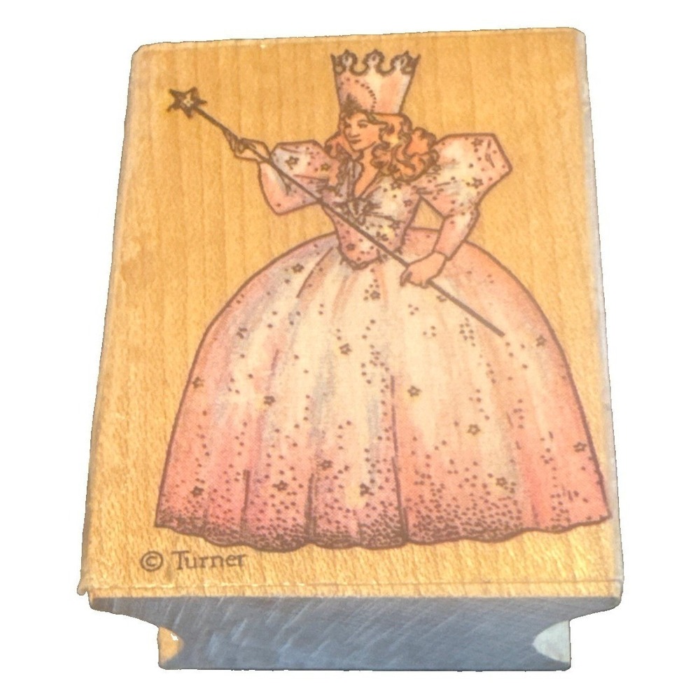 All Night Media Glinda The Good Witch Wizard Of Oz Wood Mounted Rubber Stamp